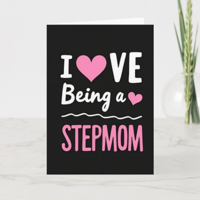 Stepmom älskekort kort (Framsida)