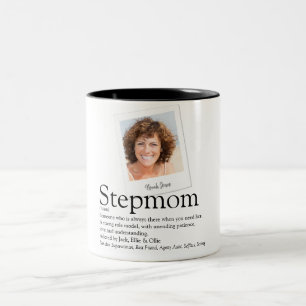 Stepmom Bonus Mamma Definition Foto Två-Tonad Mugg