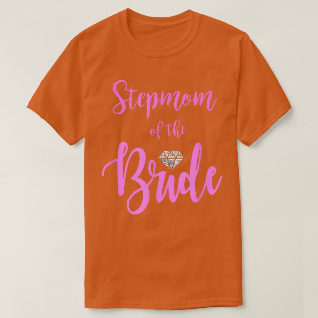Stepmom Of The Bride T  Stepmother Wedding Ring Pi Shirt (Design framsida)
