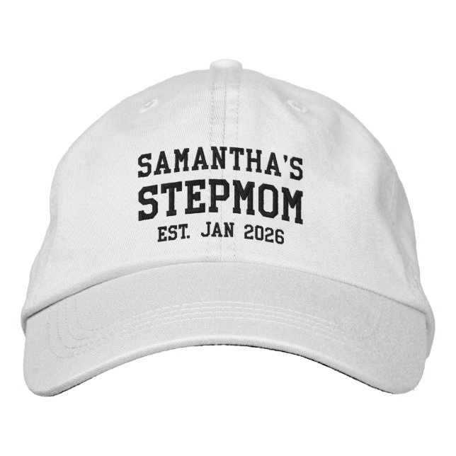 Stepmom's Custom Embroidered Hat Broderad Keps (Framsida)