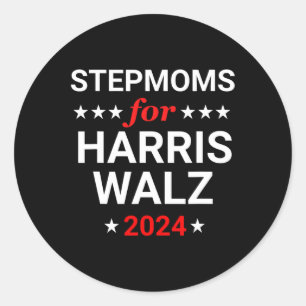 Stepmoms för Kamala Harris Wheimer Runt Klistermärke