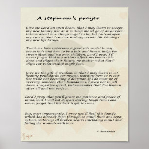 Stepmors bön poster 8 x 10