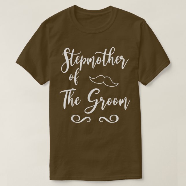 Stepmother of Groom & Bride Wedding Matching  T Shirt (Design framsida)
