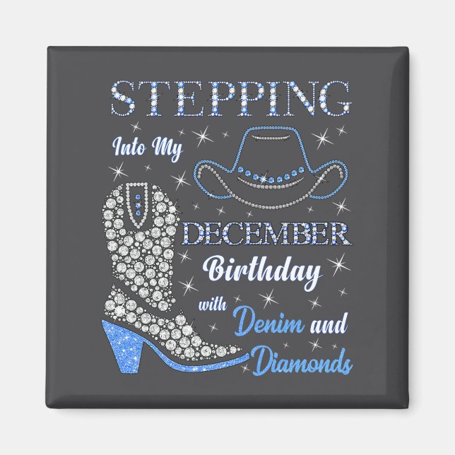 Stepng Into My December Birthday With Denim And Di Magnet (Framsidan)