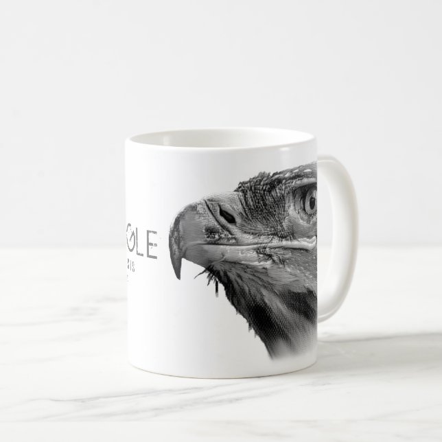 Steppe Eagle Kaffemugg (Framsida höger)