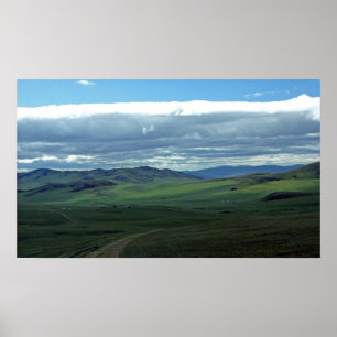 Steppe och Himlar Poster