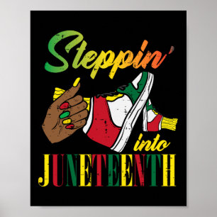 Steppin i Junetelfte Shoes Nagel Girls Kids You Poster