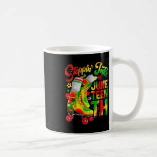 Steppin till Junetelfte Ancestors Melanin Roller Kaffemugg