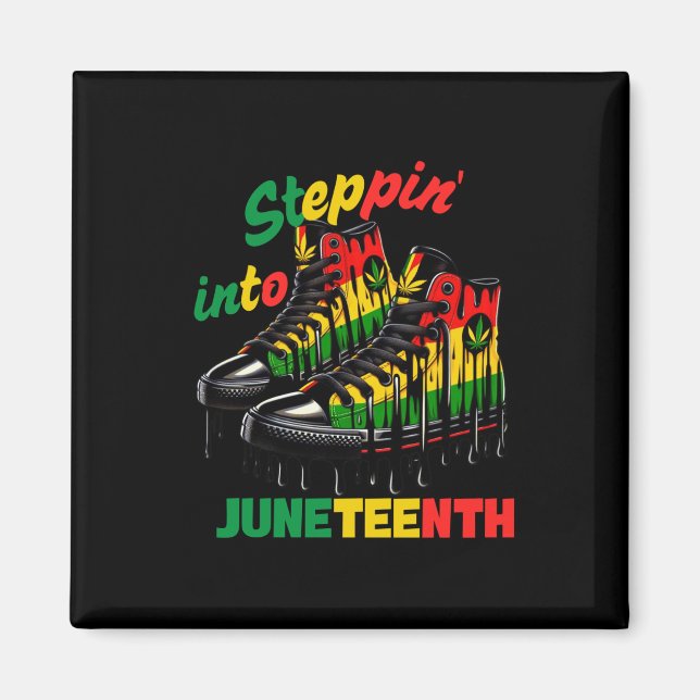 Steppin till Junetteelfte Magnet (Framsidan)