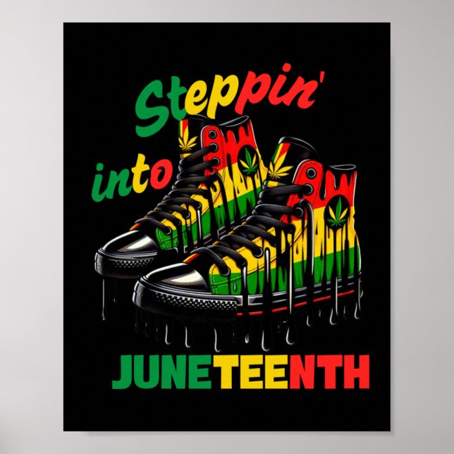 Steppin till Junetteelfte Poster (Framsidan)