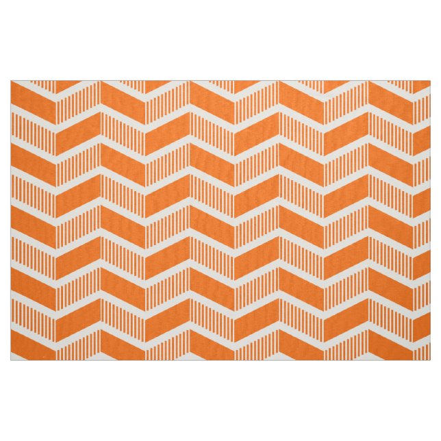 Stepping Chevrons - Orange Tyg (Fat Quarter)