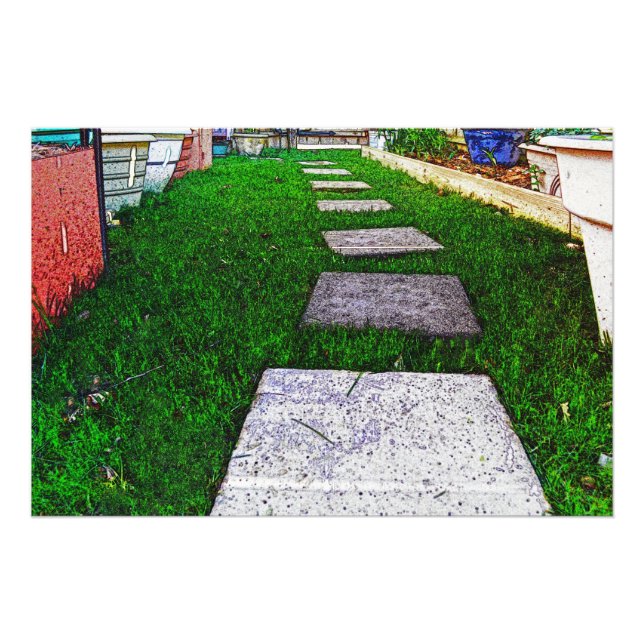 Stepping Stones by Shirley Taylor Fototryck (Framsidan)