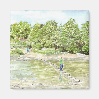 "Stepping Stones" Magnet