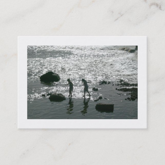 Stepping Stones, Mini Photo Visitkort (Framsida)