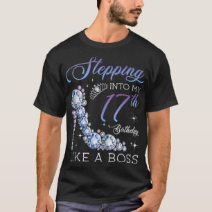 Stepping till 17:e födelsedagen 2003 Ges 17 Yea T Shirt