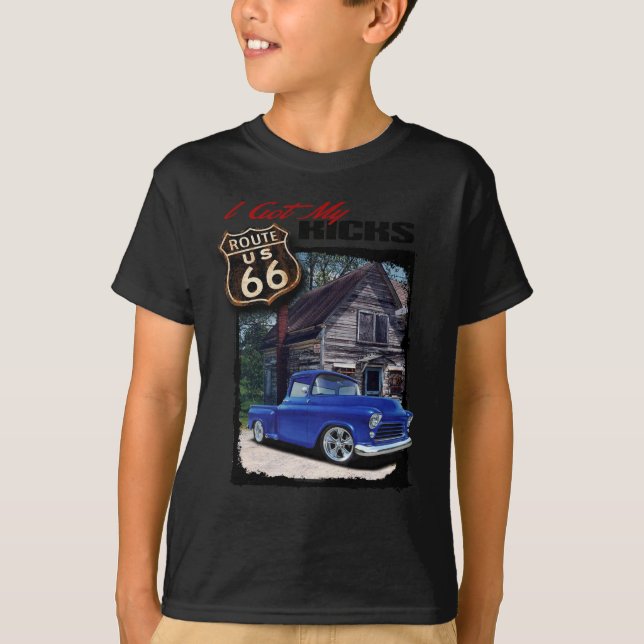 Stepside on Route 66 Tee (Framsida)