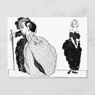 Stepsisters & Vintage Cinderella Postcard Vykort