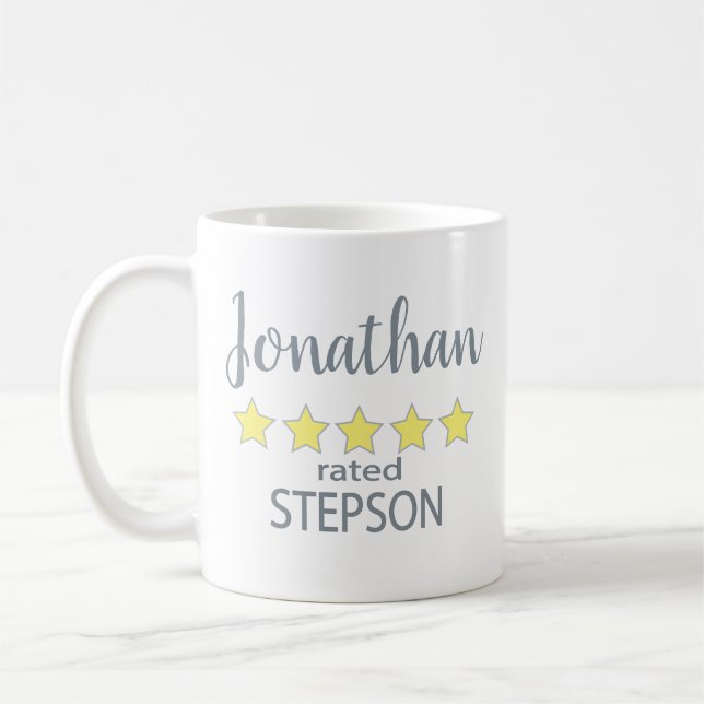 Stepson med 5 stjärnor kaffemugg (Vänster)