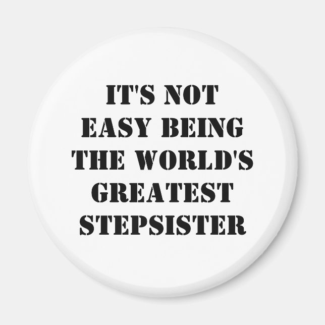 Stepsyster Magnet (Framsidan)