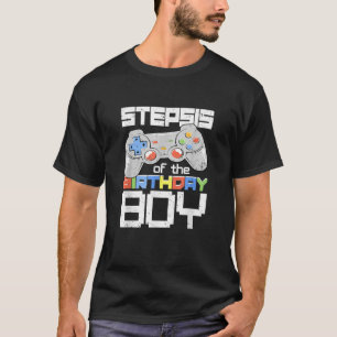 Stepsyster till Birthday Boy Matching Video Game T Shirt