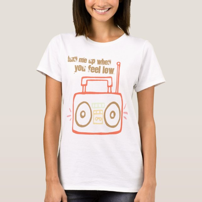 Stereo- hjärtor t shirt (Framsida)