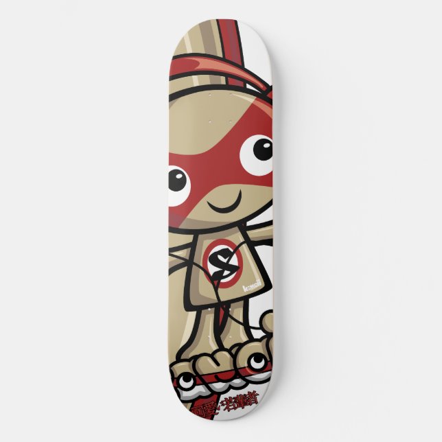 Stereo- maskot skateboard bräda 20,5 cm (Framsida)