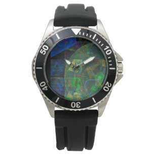 Stereo Punk Flame Fractal Armbandsur