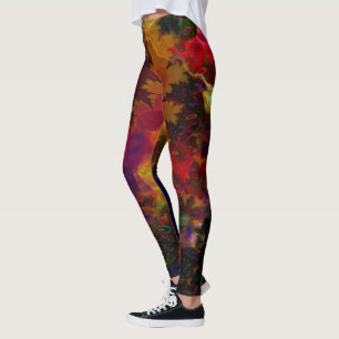 Stereo Trippin Psychedelic-Abstrakt Leggings