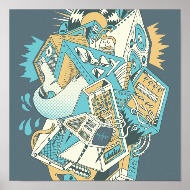 Stereokromatico Poster (Framsidan)
