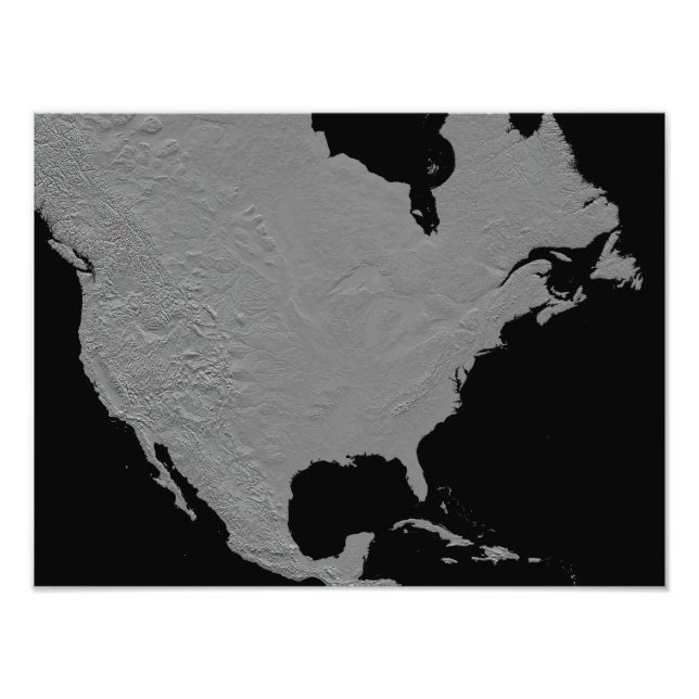 Stereoskopisk syn på Nordamerika Fototryck (Framsidan)