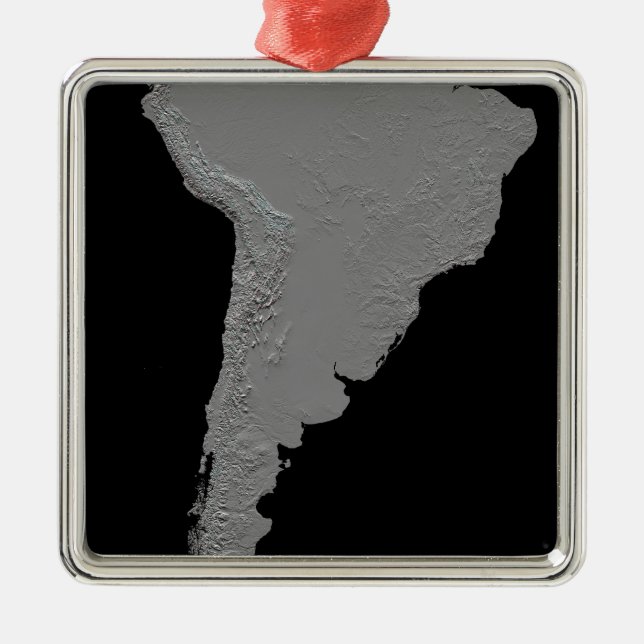 Stereoskopisk syn på Sydamerika Julgransprydnad Metall (Framsidan)