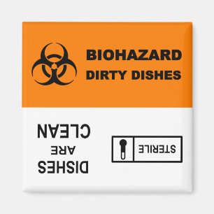 Steril diskaremagnet för Biohazard Magnet