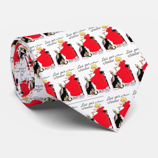 "Steriliserad ren mjölk från Vingeanne" Slips (Rullad)