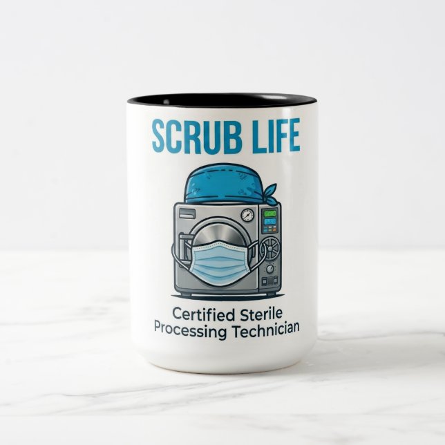 Steriltekniker Scrub Life-Mugg Två-Tonad Mugg (Center)