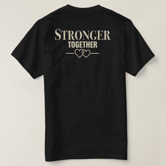 Sterkare Tillsammans T-shirt (Design baksida)