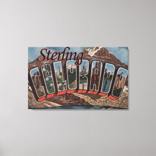 Sterling Colorado - stora brevplatser Canvastryck