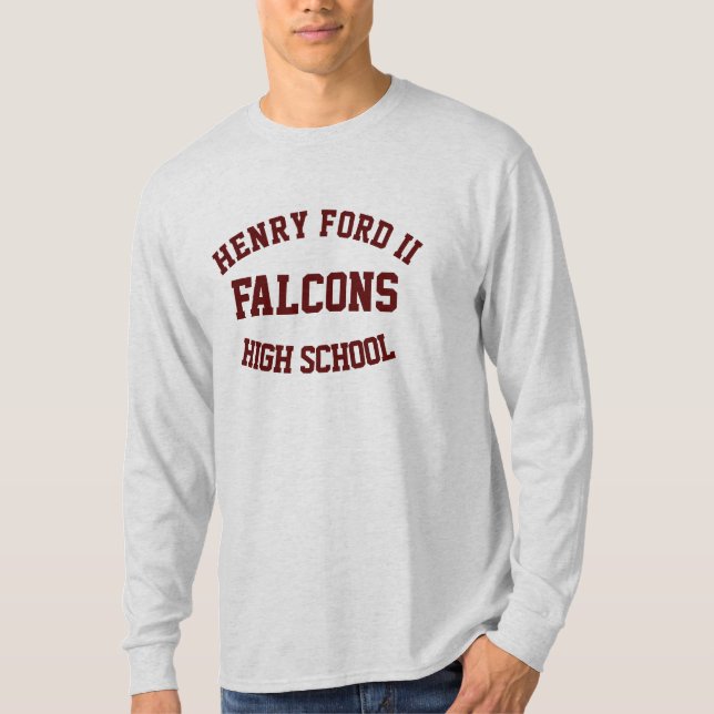 Sterling Heights Henry Ford II High School T-Shirt (Framsida)
