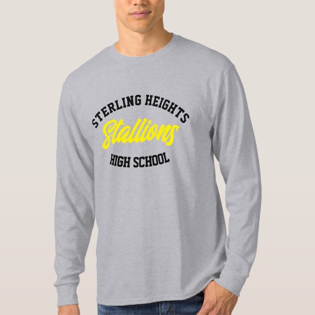 Sterling Heights High School T-Shirt (Framsida)