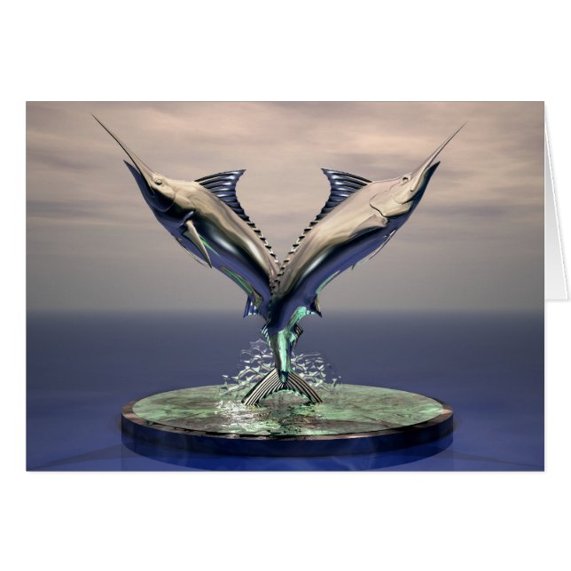 Sterling Marlin Hälsningskort (Framsidan Horizontal)