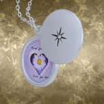 Sterling silver Plattor Daisy Kärlek då och nu Berlockhalsband<br><div class="desc">Fira ett tidlöst kärlek med det vackra sterling silver-täckta låset halsbandet. I rikens lila är en känslig vit daisy kapslad i ett hjärta, som symboliserar renhet och bestående känsla. Det hjärtliga budskapet "älskade dig då, Kärlek You Now" gör detta skåp till en meningsfull nyckelfråga för någon speciell. Vare sig det...</div>