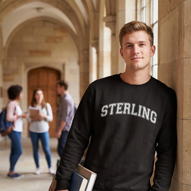STERLING Universitetstilvant Tröja Amerika College Lång Ärmad Tröja (Skapare uppladdad)