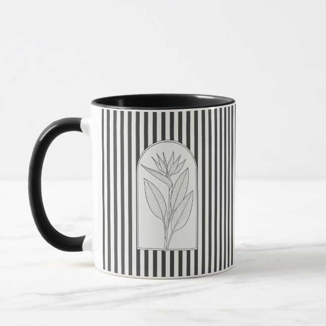 Sterlitzia Elegant Flower Botanical Mugg (Vänster)