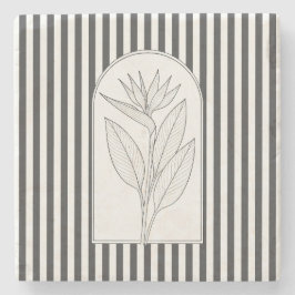 Sterlitzia Elegant Flower Botanical Stenunderlägg