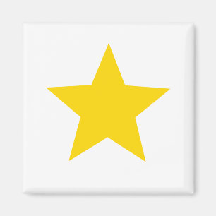 Stern Guld Gelb Magnet