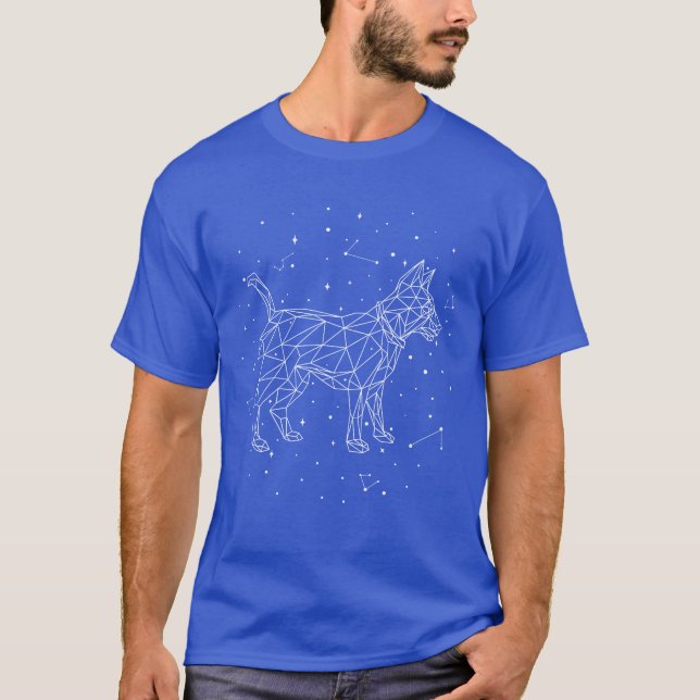 Sternbuild Hund Constellation Hund Dogfather Hund T Shirt (Framsida)