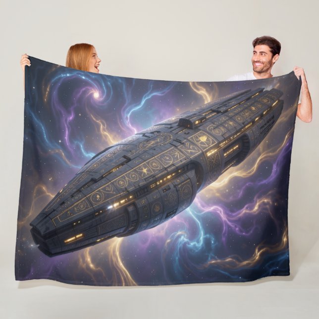 Sternenpfad – Reise durch das Universum´11 Fleecefilt (På plats)