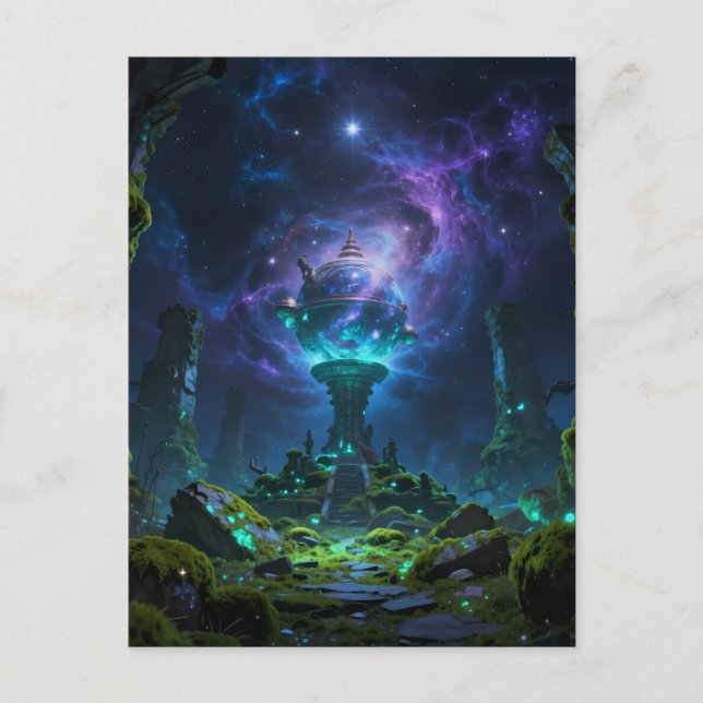 Sternenpfad – Reise durch das Universum Vykort (Framsida)