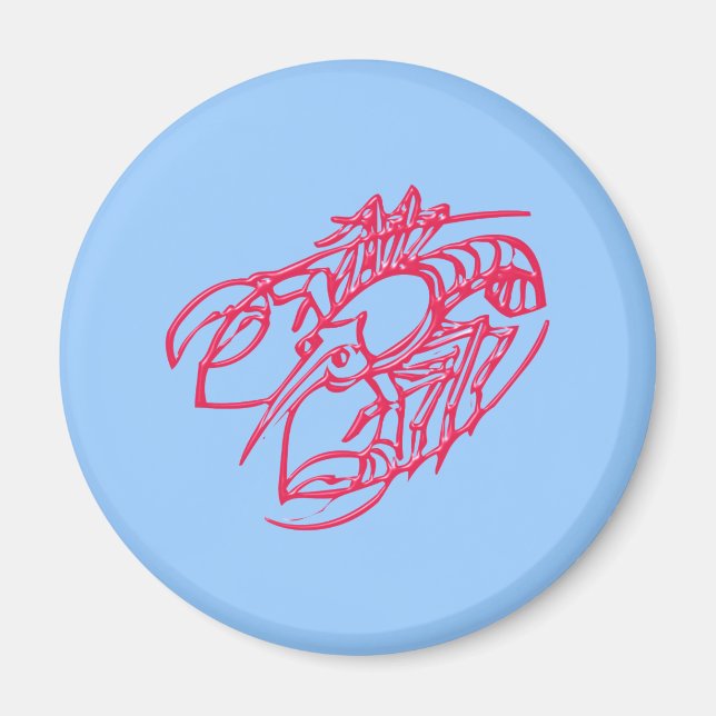 Sternzeichen Krebs zodiac sign Cancer Magnet (Framsidan)