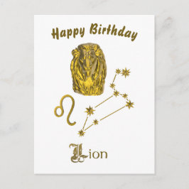 Sternzeichen Löwe - Vykort