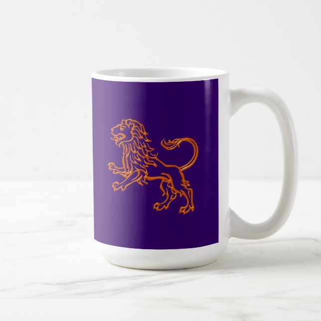 Sternzeichen Löwe zodiac sign Leo Kaffemugg (Höger)